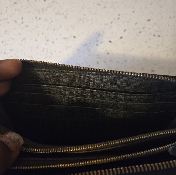 Fendi 2013 Zucchino FF Logo Wallet with some Callouts AS IS - Picture 5 of 16